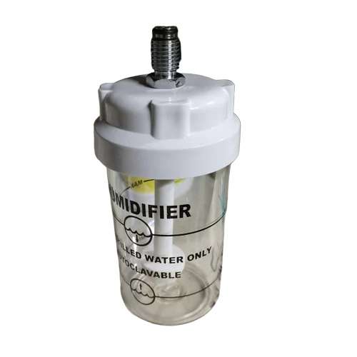 250ml Oxygen Humidifier Bottle - Color: Transparent