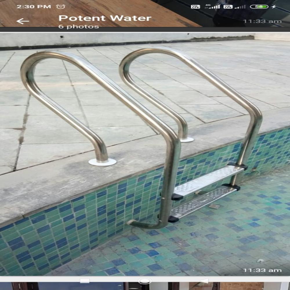 Swimming Pool Skimmer Ladder