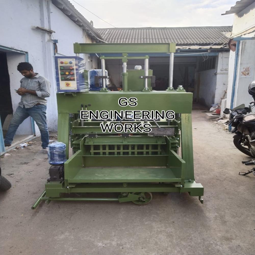 concrete block making machine