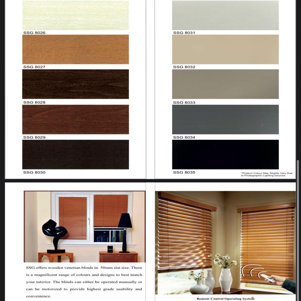Premium Wooden Blinds | Durable, Elegant, Easy To Install | - Color: All Color