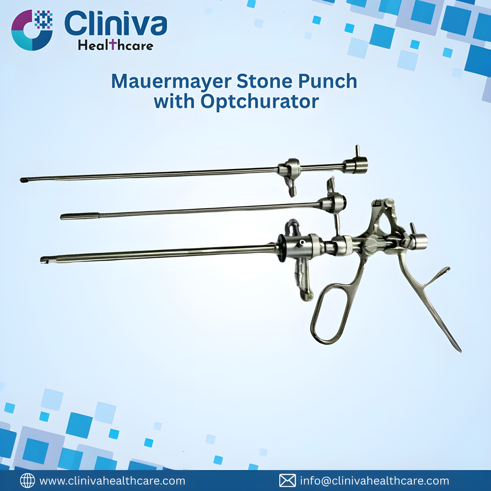 Cliniva Mauermayer Stone Punch With Optchurator - Color: Silver