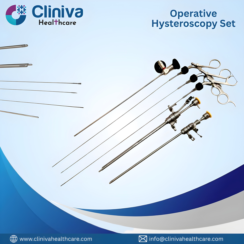 4mm Operative Hysteroscopy Set (4mm Betoochi operative sheath,Diagnostic sheath,3 rotating instruments, 302mm Working Length, 4.0mm Scope Diameter, 30 deg View)