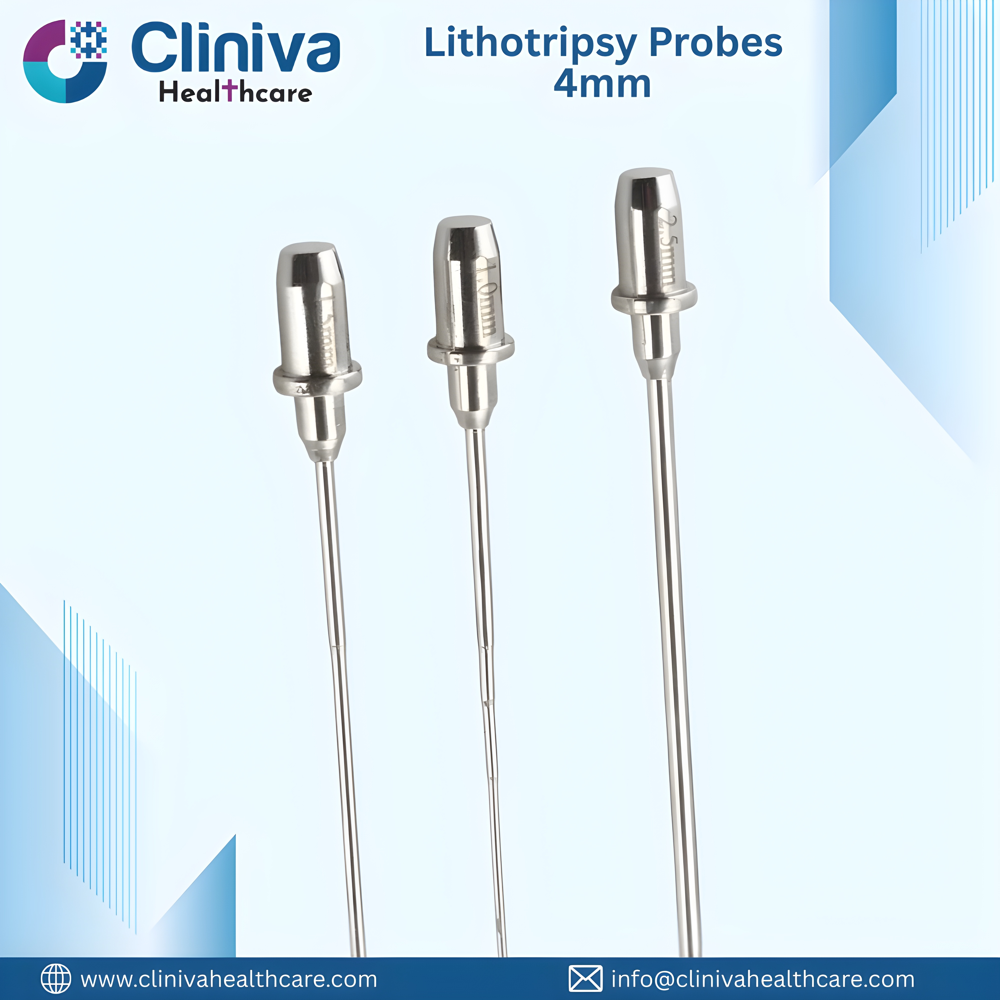 Stainless Steel Rigid Lithotripsy Probes, For Laboratory, 4 mm