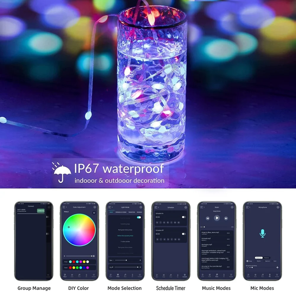 Smart Fairy String Lights - Color: White