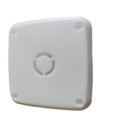 1 Way Pvc Cctv Camera Junction Box - Color: White