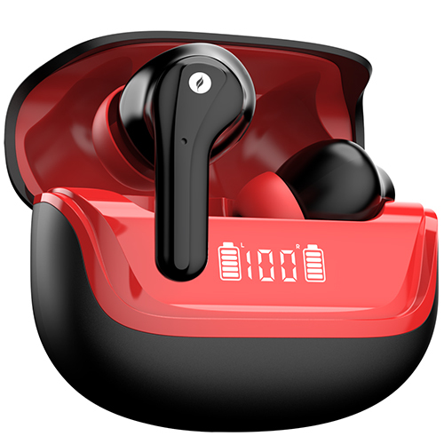 X214 Blood Black Earbuds - Body Material: Abs Plastic