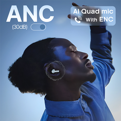 X514 Pastel Blue Earbuds