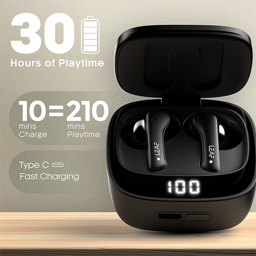 X614 Black Earbuds - Body Material: Abs Plastic