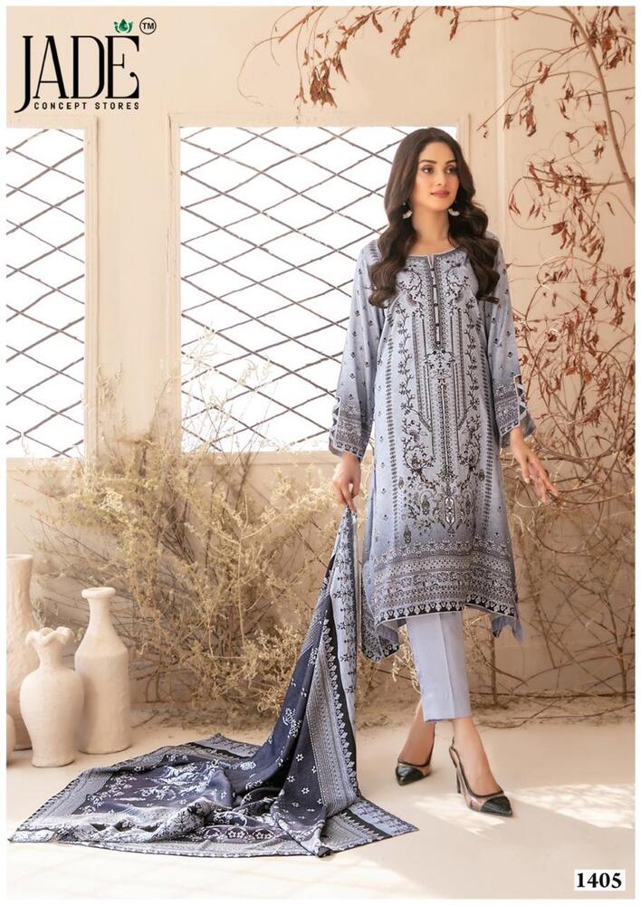 Jade Binsaeed Vol-14  Karachi Dress Material