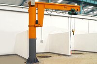 floor mounted jib crane 2 tone