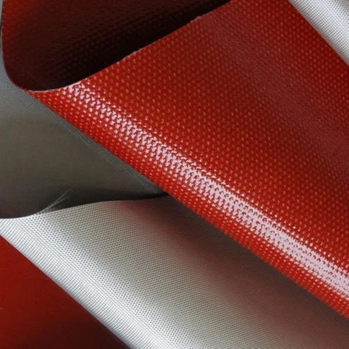 Silicone Coated Fiberglass Fabrics - Color: Red