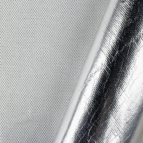 Aluminized Glass Fabric - Color: Silver