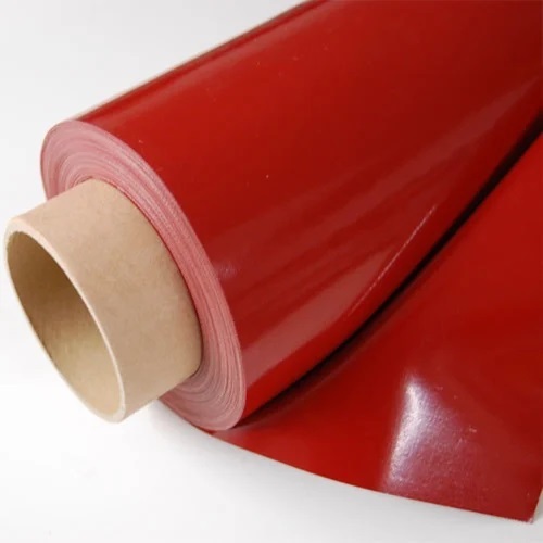 Silicone Rubber Coated Fiberglass Cloth - Color: Red