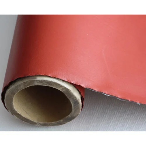 Silicone Coated Fiberglass Cloth - Color: Red
