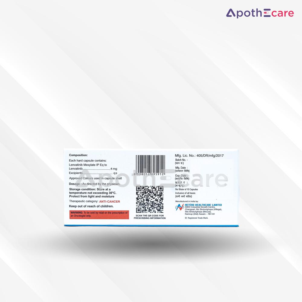 Lenva 4mg Capsule - Dosage Form: Oral Route