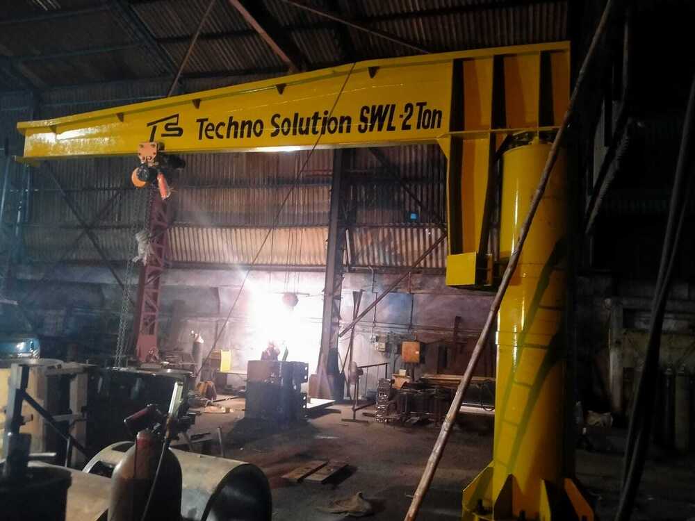 Electric Jib Crane - Application: Material Handling