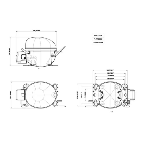 Embraco Compressor EMT2125GK