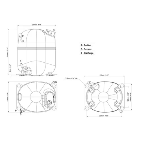Embraco Compressor Nj6220z - Color: Black