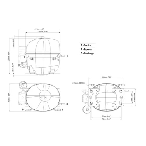 Embraco Compressor NEU2140GK