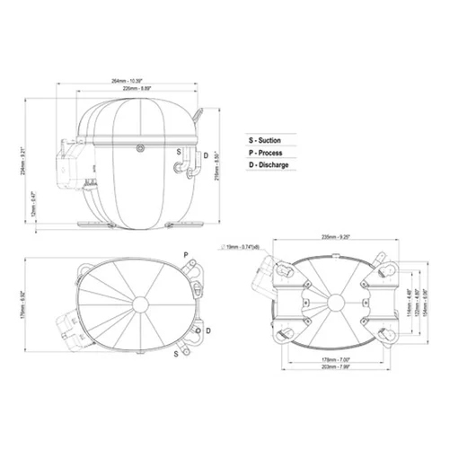 Embraco Compressor NT6226GK