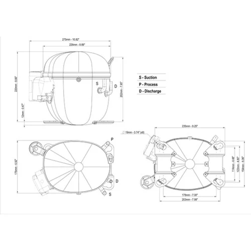 Embraco Compressor NT6220Z