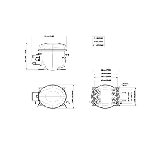 Embraco Compressor FFI 12HBK