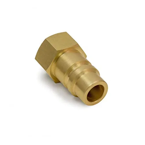 Refrigerant Cylinder Tank Adapter R134A - Color: Golden