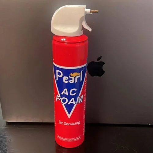 Pearl Ac Coil Cleaner Foam Spray (Jet Servicing), Can - Color: Red