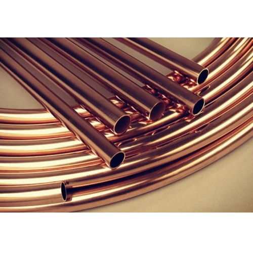 Copper Tubes (Pipes) For Ac - Vrv - Refrigeration - Color: Golden