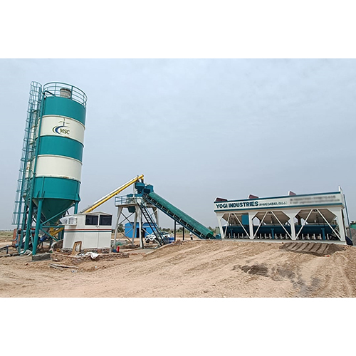 Concrete Batching Plant - Color: White