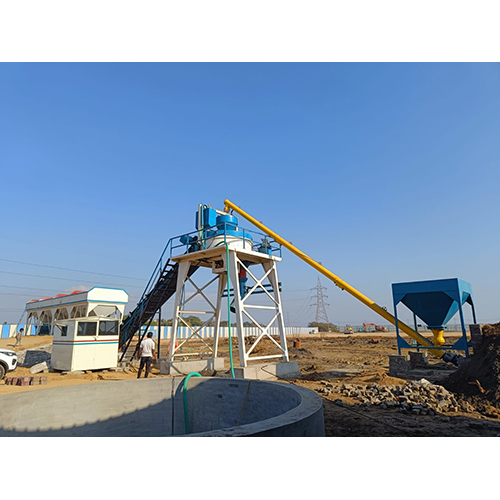 Concrete Batching Plant - Color: White