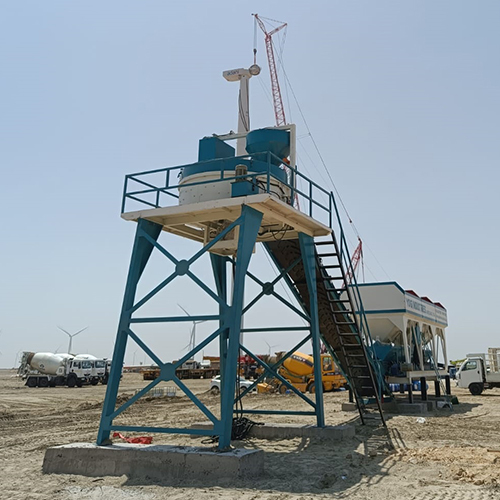 Concrete Batching Plant - Color: White