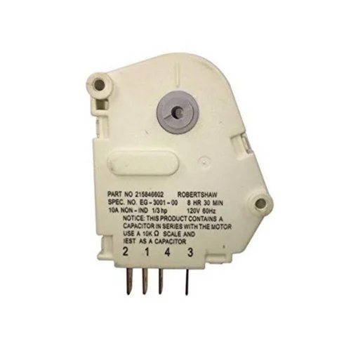 Refrigerator Defrost Timer - Color: White