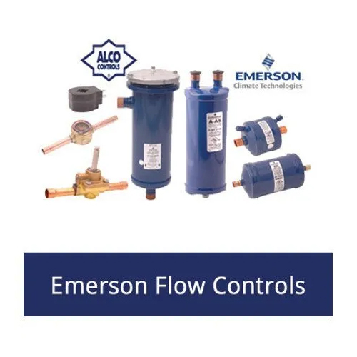 Emerson Flow Controls - Color: Blue