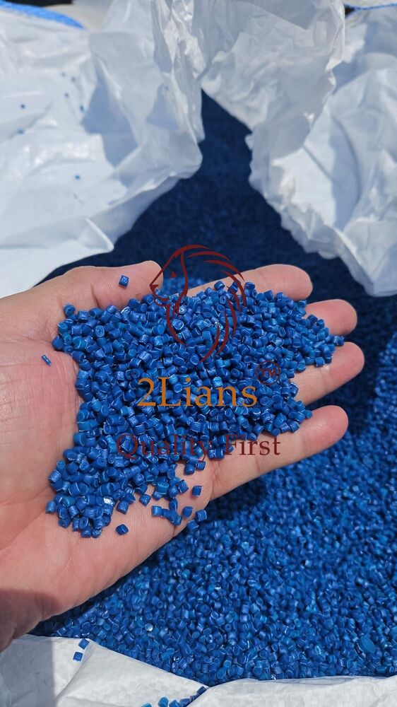 HDPE blue drum recycled pellets blue