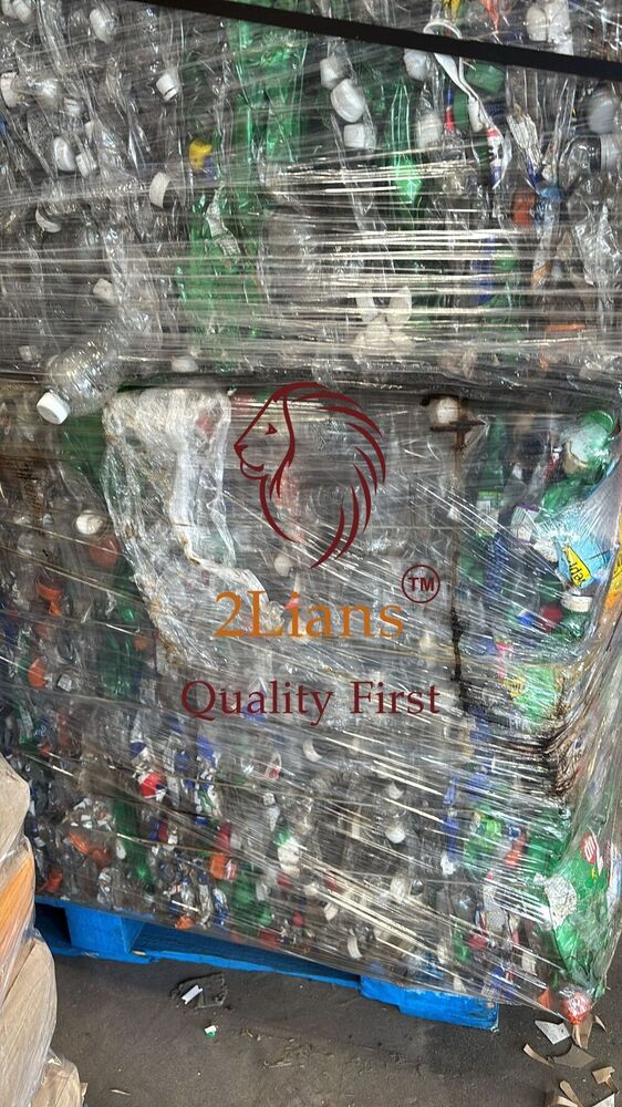 PET bottels on bales Mix color