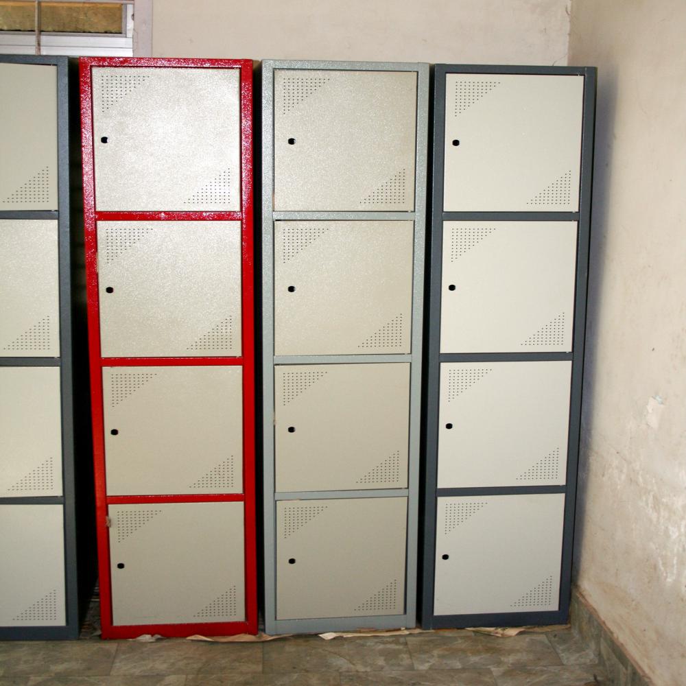 Safeage Cabinet With 6 Lockers Tower Type