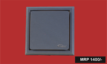 BPT F56 S Front Plate  Brush Grey