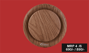 Disc Valve Light Wood - Color: Brown