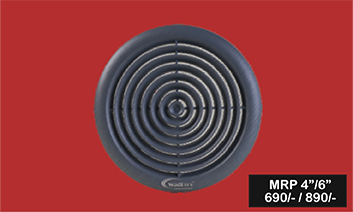 Net Diffuser Brush Grey - Installation Type: Ceiling