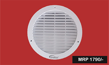 Round Protection Grill 8 - Color: White