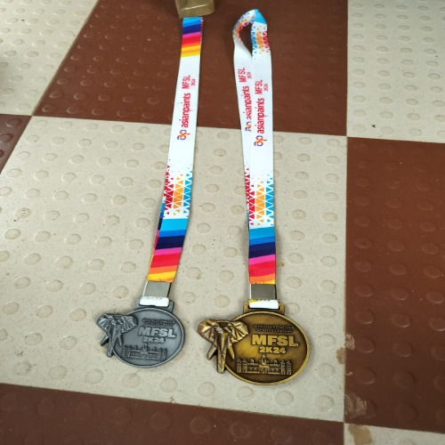 Elephant Medals - Zinc Alloy 3-inch, Gold/silver/bronze Finish | 25mm Wide Lanyard, 80g Solid Weight, Logo Customization