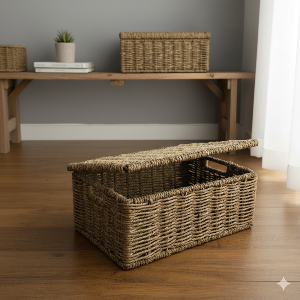 Eco Friendly  Storage Basket Hamper