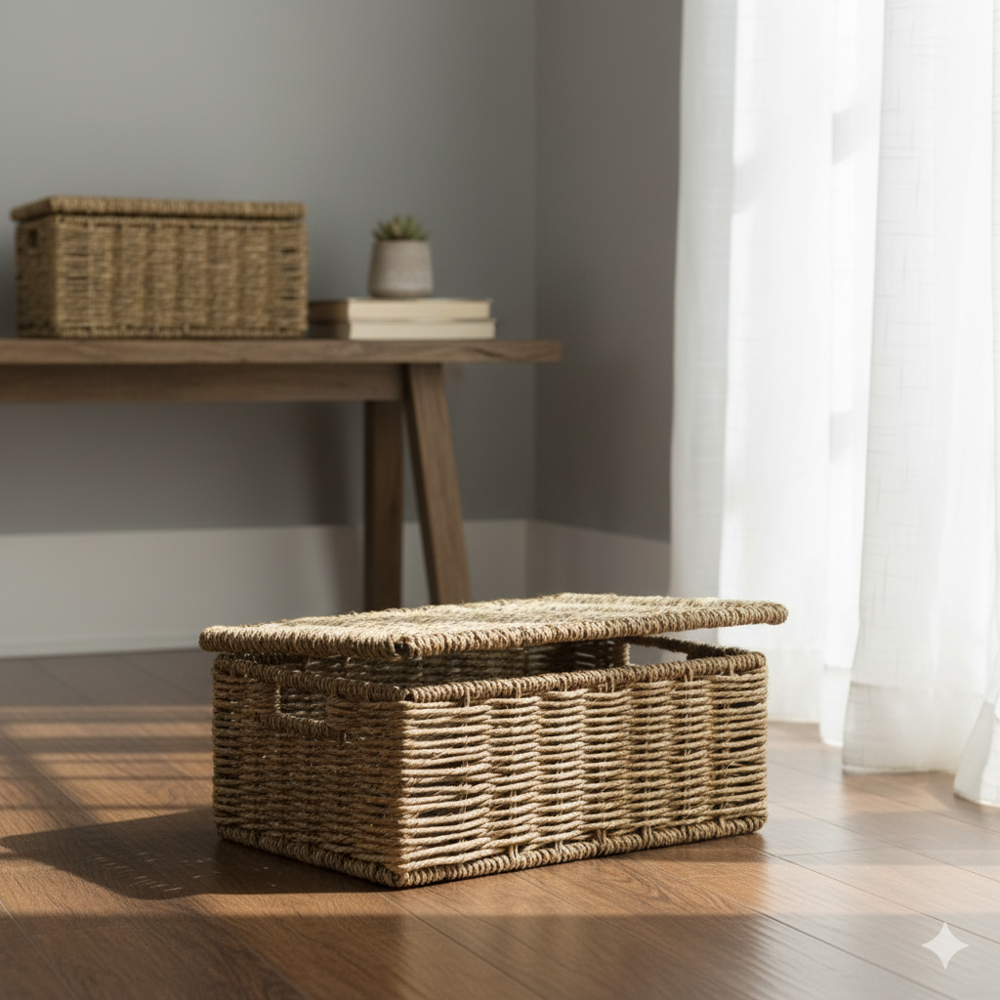 Eco Friendly  Storage Basket Hamper