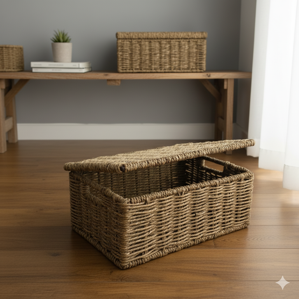 Eco Friendly  Storage Basket Hamper
