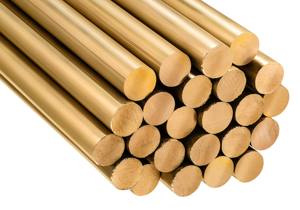 Aluminium Bronze Ab1 Round Bar - Color: Golden