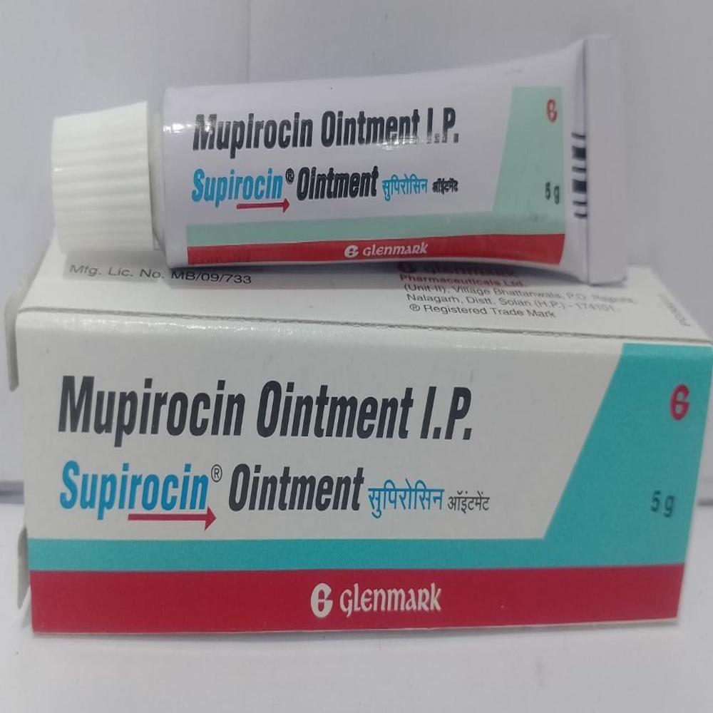 Supirocin Ointment Mupirocin (2% W/w) 5gm - Drug Type: General Medicines