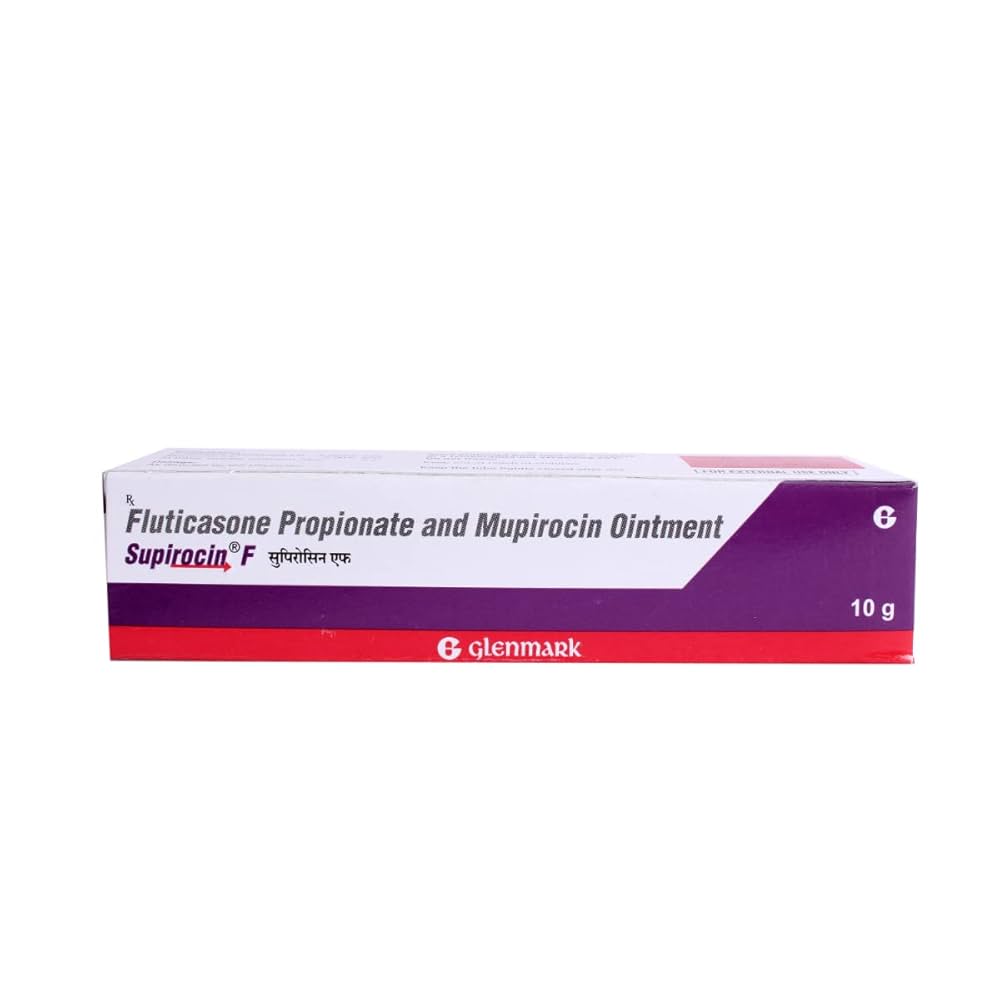 Supirocin F Fluticasone Propionate + Mupirocin Ointment 10gm