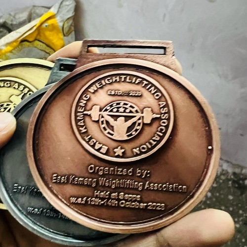 Rectangular Medal - Zinc Alloy, 4.2 Inches, Gold/silver/bronze | Smooth Finish, Antique Imitation Style, 120g Weight, Comfortable 35mm Lanyard