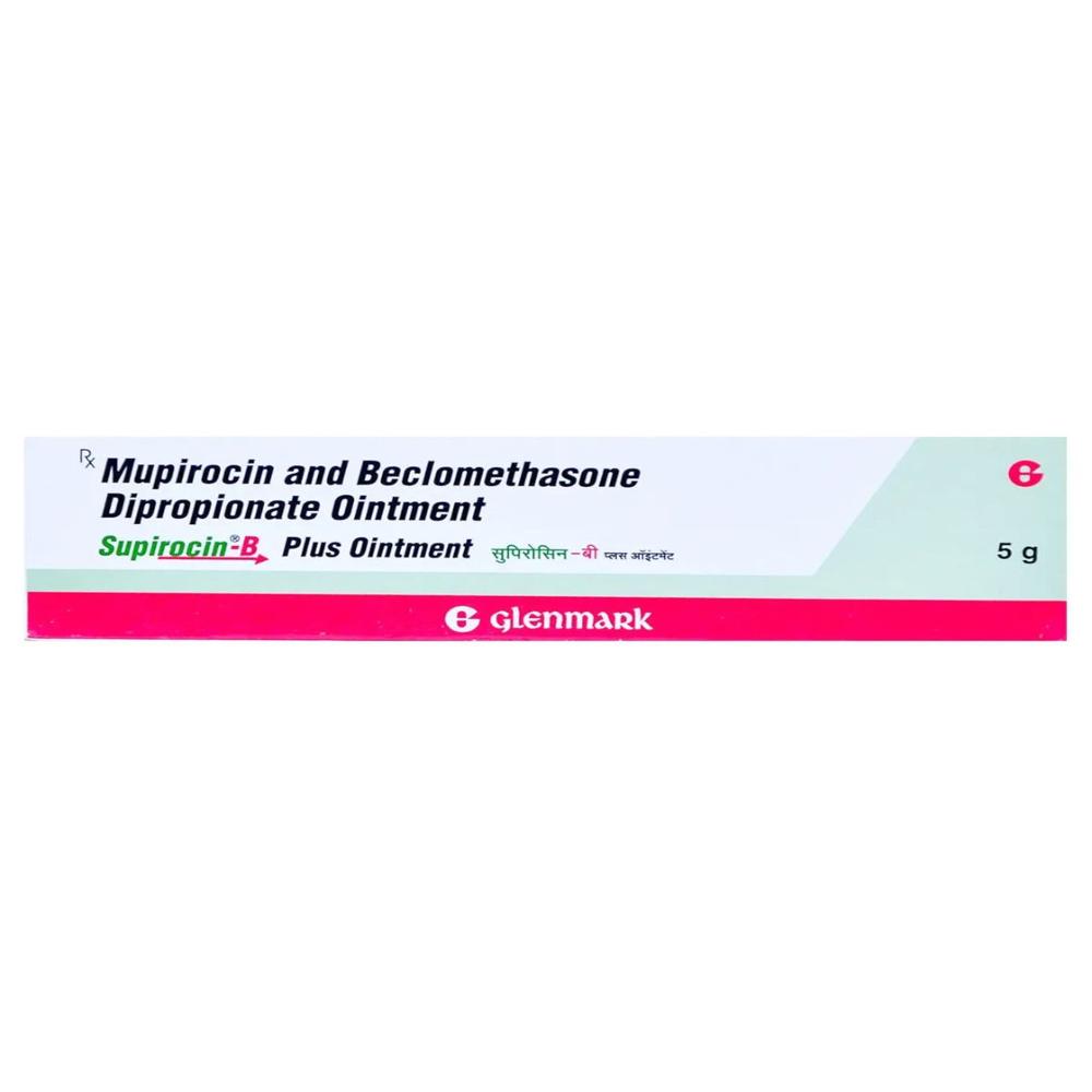 Supirocin-B Plus Ointment Mupirocin + Beclometasone 5gm